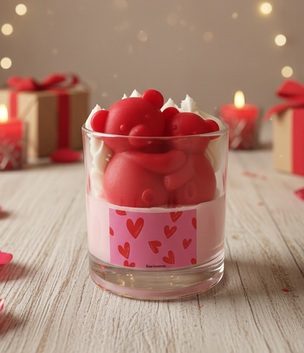 L.O.V.E candle